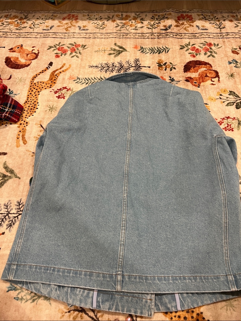 Sezane Light Blue Denim Jacket - Picture 3 of 4